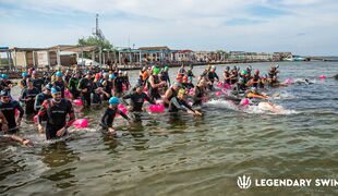 Bang! And the open water swimming season has begun